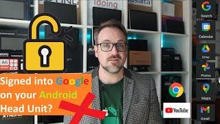 Security Implications of Car Android Head Units - Watch This!!