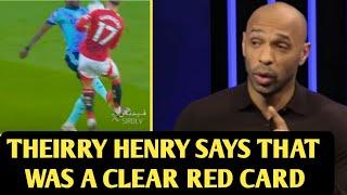 Controversial Tackle: Thierry Henry Slams Referee Anthony Taylor Over Partey Incident