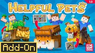 NEW Helpful Pets! | Minecraft Marketplace First Look Showcase