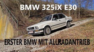 BMW 325iX E30 erster Allrad BMW zurück geholt aus Spanien. TÜV fertig gemacht nach langer Standzeit