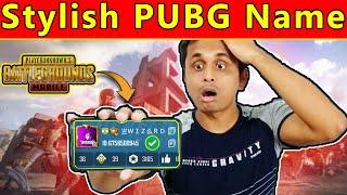 How To Make Stylish Name in PUBG | Add Symbols in PUBG Name | PUBG Stylish Name Kaise Likhe