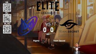 Nigma Galaxy vs. Team Secret - Elite League - Swiss Stage - BO3 @4liver