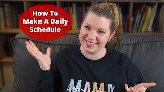 How to Make A Daily Homeschool Schedule | Raising A to Z