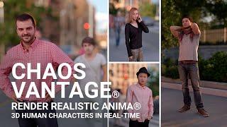 RENDER REALISTIC ANIMA® 3D HUMAN CHARACTERS