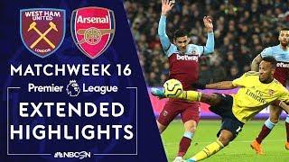 West Ham United v. Arsenal | PREMIER LEAGUE HIGHLIGHTS | 12/09/19 | NBC Sports