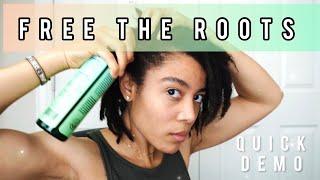 QUICK Demo | How I Use Free The Roots Hydrating Mist | Locs | Semi Freeform