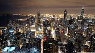 [10 Hours] Chicago at Night, Time Lapse - Video & Audio [1080HD] SlowTV