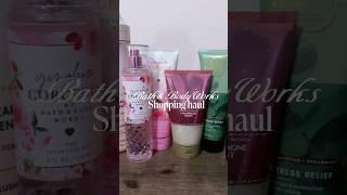 Shopping Haul #haulvideo #asethetic #bathandbodyworks #fragrances #selfcare #minihaul #shorts