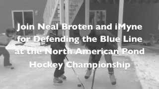 iMyne & Neal Broten at North America Pond Hockey Championships