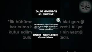 HİLAFETİ YIKIP SALTANAT KURAN MUAVİYE