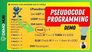 Demohub Tips //  Intro to Pseudocode & Algorithms: Beginner Programming Explained | www.demohub.dev