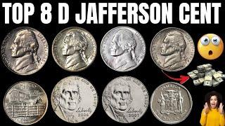 8 Liberty D Jafferson Nickel Five Cent Coins That Are Worth Millions!
