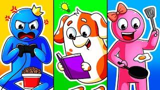 RAINBOW FRIENDS: But BLUE is STUBBORN before HOODOO's USEFUL ADVICE? | Cartoon Animation