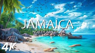 FLYING OVER JAMAICA (4K UHD) - Soothing Music With Beautiful Nature Film For Stress Relief