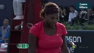 Serena Williams v. Ekaterina Makarova - Beijing 2009 R2 Highlights