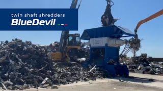 Zato | Blue Devil twin shaft shredder: the best way to process various scrap materials