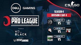 Dell Gaming TEC Pro League CSGO | Season 4 Division 3 | Day 4