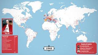 Timelapse of Every Catholic Diocese in History