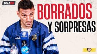 La PRE LISTA de SCALONI: la BASE, SORPRESAS y AUSENCIAS  | Giaco