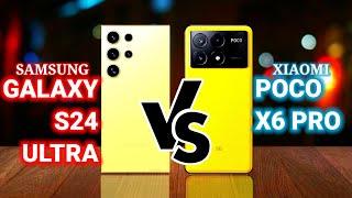 Samsung Galaxy S24 Ultra Vs Xiaomi Poco X6 Pro Comparison.