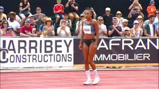 Nafissatou Thiam 2.02m World Best in Heptathlon in High Jump at Decastar 2019