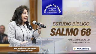 Estudio Bíblico: Salmo 68, Fort Lauderdale, FL, USA - 23 enero 2020 - Hna. María Luisa Piraquive