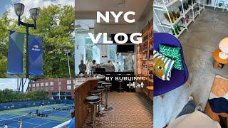 nyc vlog 뉴욕 직장인 일상, us open, 뉴욕 로컬 맛집, 브루클린 카페추천, 알카라즈 테니스선수