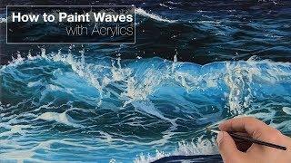 How to Paint Waves - Acrylics