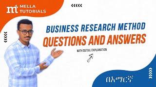 Business Research Method Question and Answer: #business #research #exam #questionandanswer