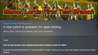 MASSIVE NEW LIVE Manor Lords First Beta Test Branch   | Flesson19