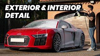 Audi R8 V10 Exterior, Interior & Engine Bay Detail - Auto Detailing