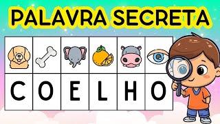 Como formar Palavras Simples | Sílabas | Vogais | Letras | Aprender a ler e escrever | Jogo Infantil