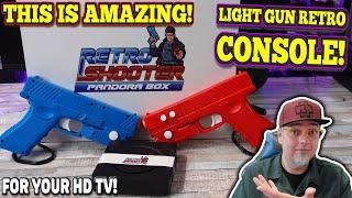 This IS SIMPLY AMAZING! The Retro Shooter Pandora Box Emulation Console With Light Guns!