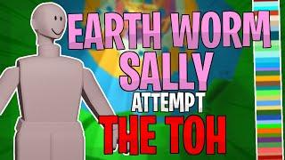 Earth Worm Sally Attempt THE TOWER OF HELL! [ROBLOX!]