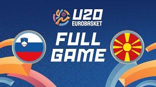 Round of 16 | Slovenia v North Macedonia | Full Basketball Game | FIBA U20 EuroBasket 2024