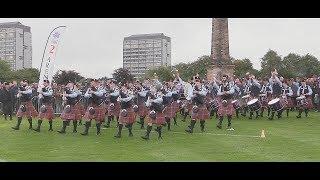 New Zealand Police Pipe Band's B52 Medley at The Worlds