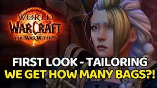 THIS WILL BE INSANE! 16 NEW BAGS? First Look at Tailoring - The War Within Alpha