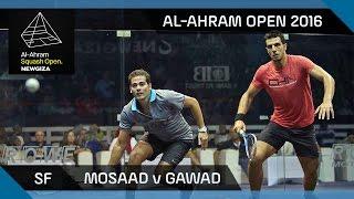 Squash: Mosaad v Gawad - Al-Ahram Open 2016 - SF Highlights