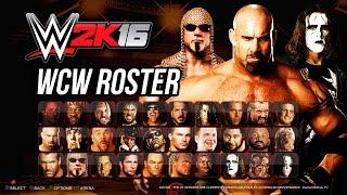 WWE 2K16 Roster - WCW Superstars! - PS4/XB1 Menu Notion