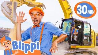 I'm an Excavator LOOP | Blippi Songs | Educational Videos For Kids