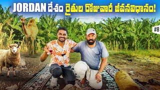 Village Daily Life Farming In Jordan  | Uma Telugu Traveller