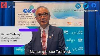 Interview with Dr. Isao Teshirogi, President and CEO of Shionogi & Co., Ltd at ASGH 2023