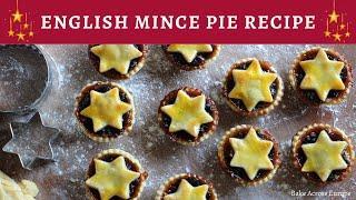 English Mince Pie Recipe | Christmas Mince Pies | Bake Across Europe #christmas #mincepies