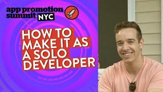 How to make it as a solo developer