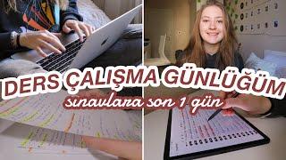 SINAV HAFTASINA SON 1 GÜN  | sınavlara son gün nasıl çalışıyorum...