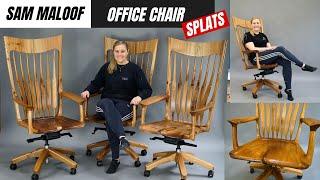 I made SAM MALOOF inspired OFFICE CHAIRS - Back Splats!