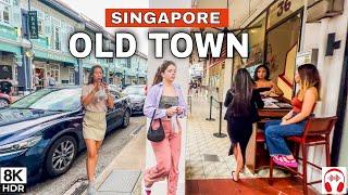 8K - Singapore City Tour | Most Beautiful Old Town Area of Singapore ️