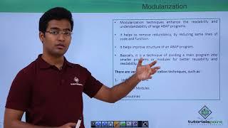 SAP ABAP - Modularization