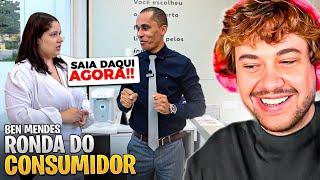 BEN MENDES FOI EXPULSO DE CLÍNICA DE DEPILAÇÃO! - React Ronda do Consumidor