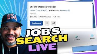 Web Developer Live - Looking For Entry Level Jobs